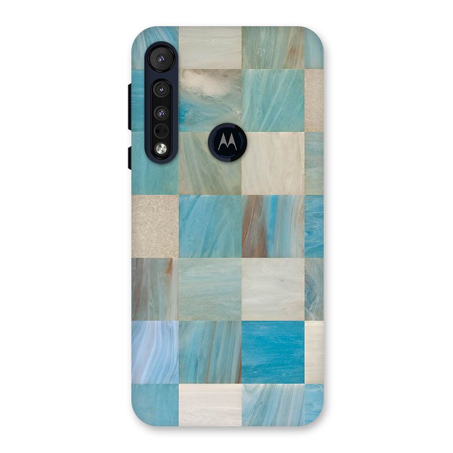 Blue Tiles Back Case for Motorola One Macro