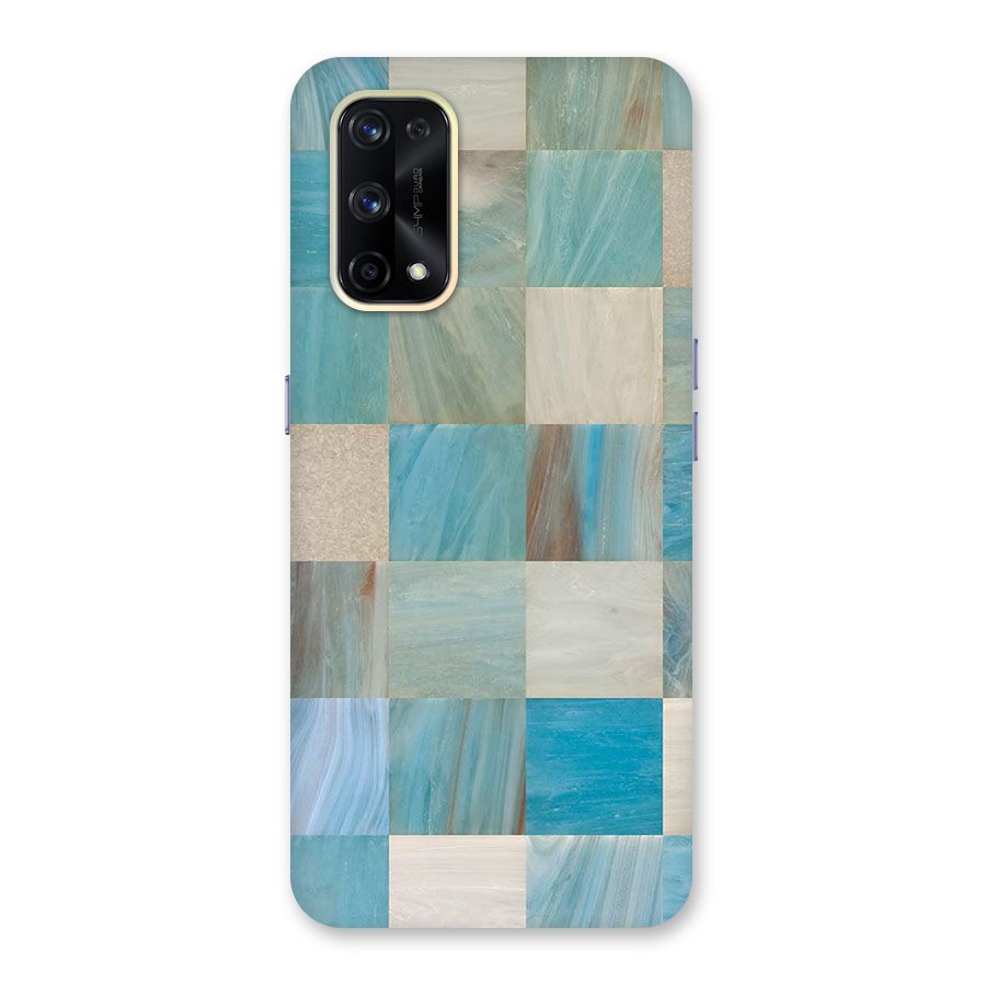 Blue Tiles Glass Back Case for Realme X7 Pro