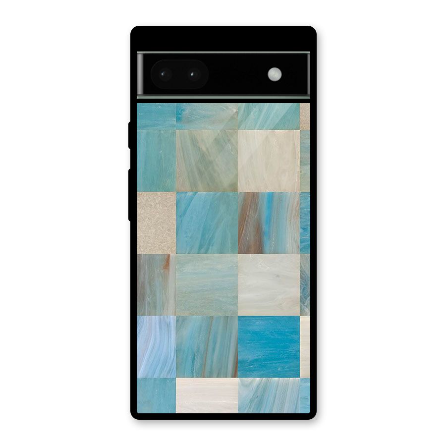 Blue Tiles Glass Back Case for Google Pixel 6a