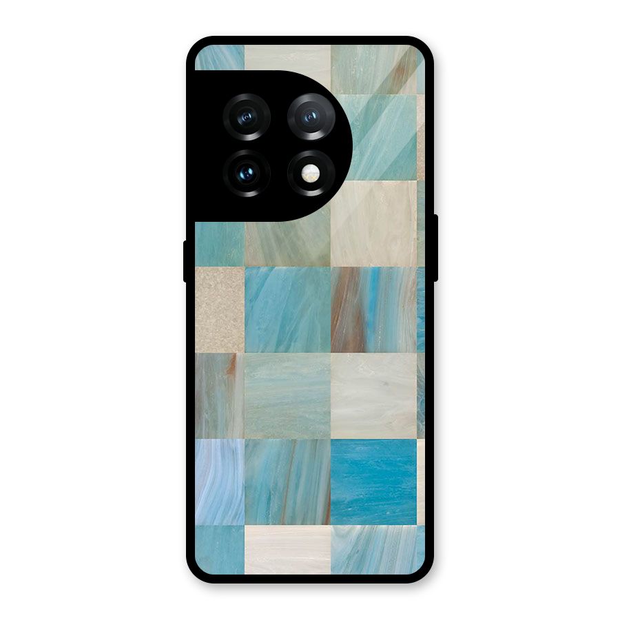 Blue Tiles Glass Back Case for OnePlus 11