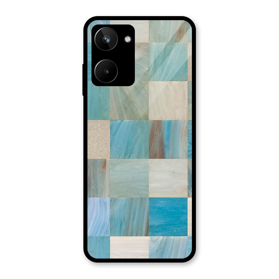 Blue Tiles Glass Back Case for Realme 10