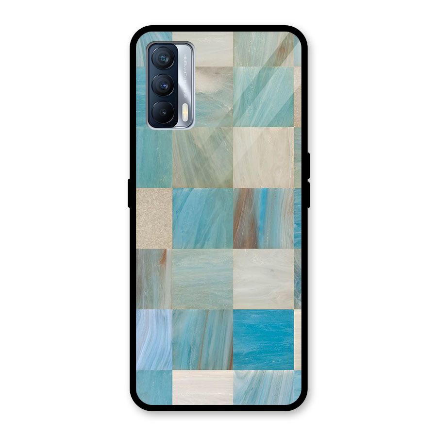 Blue Tiles Glass Back Case for Realme X7