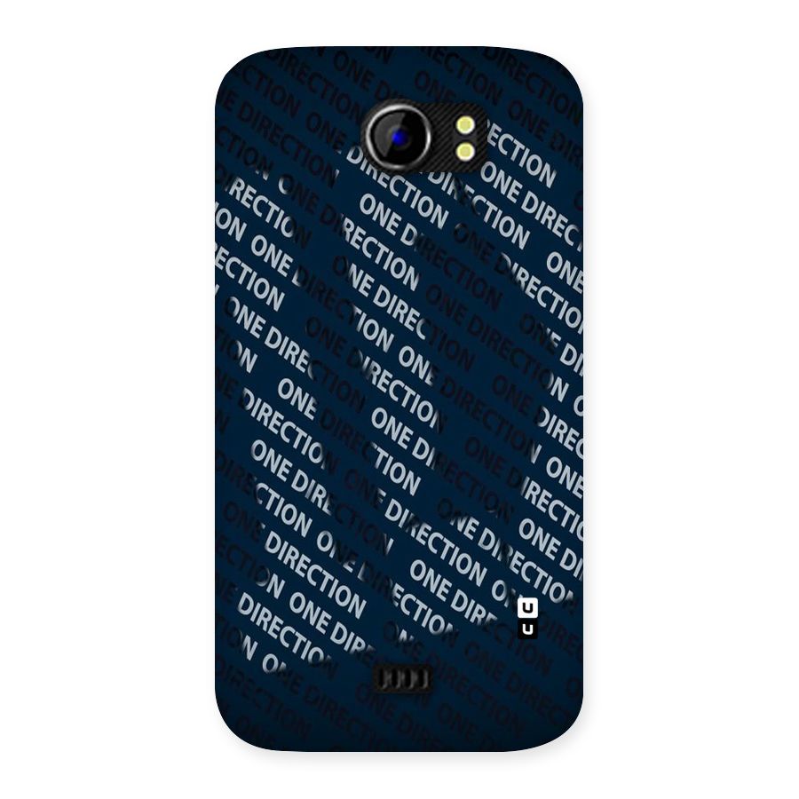 Blue Way Back Case for Micromax Canvas 2 A110
