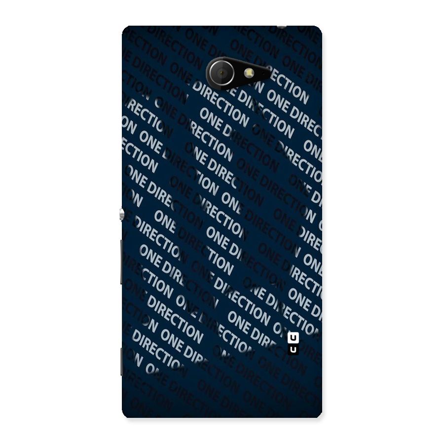 Blue Way Back Case for Sony Xperia M2