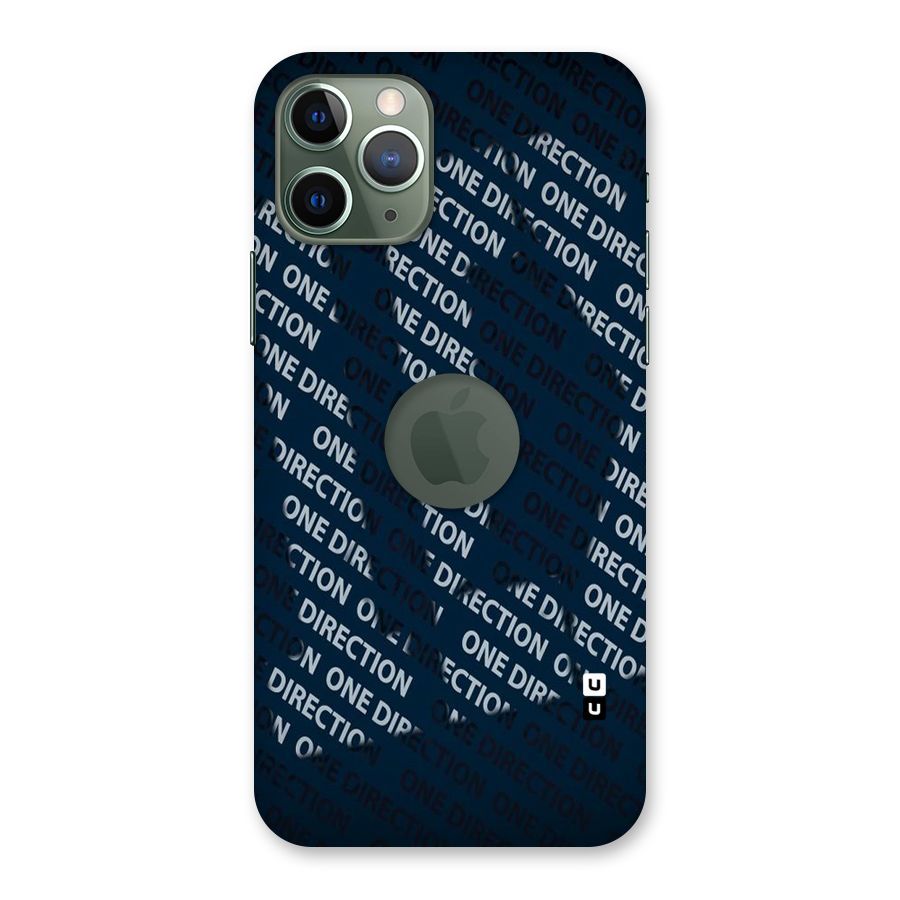 Blue Way Back Case for iPhone 11 Pro Logo  Cut