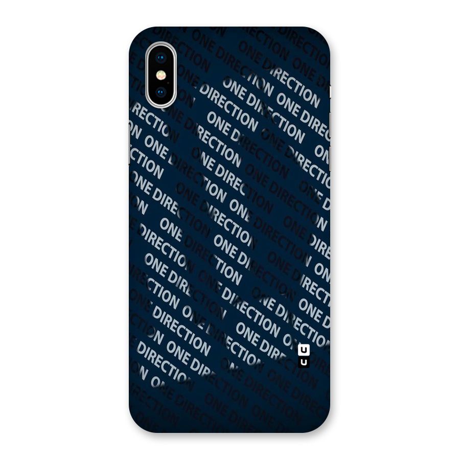Blue Way Back Case for iPhone XS