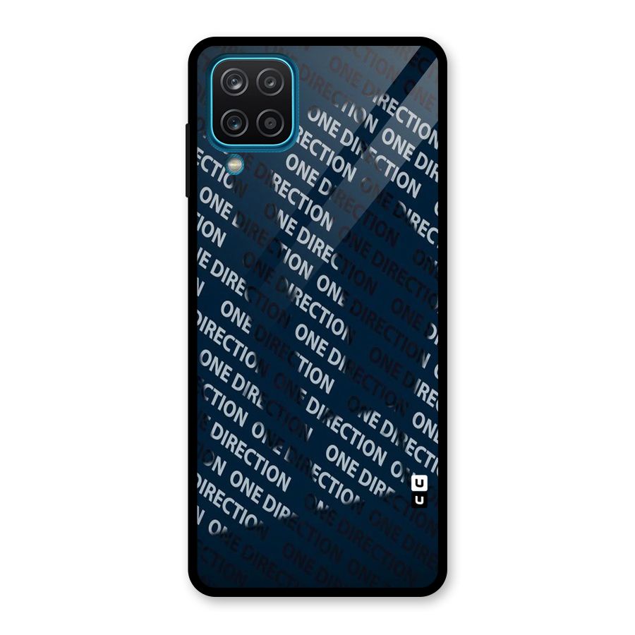 Blue Way Glass Back Case for Galaxy A12