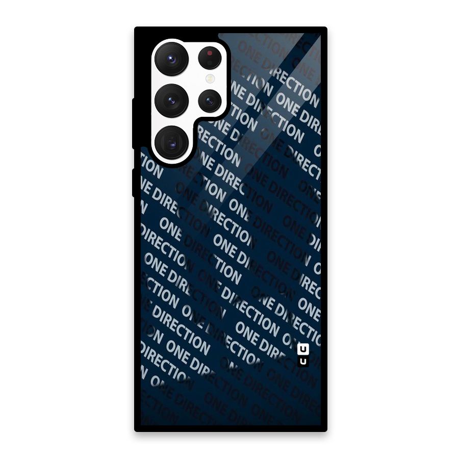 Blue Way Glass Back Case for Galaxy S22 Ultra 5G