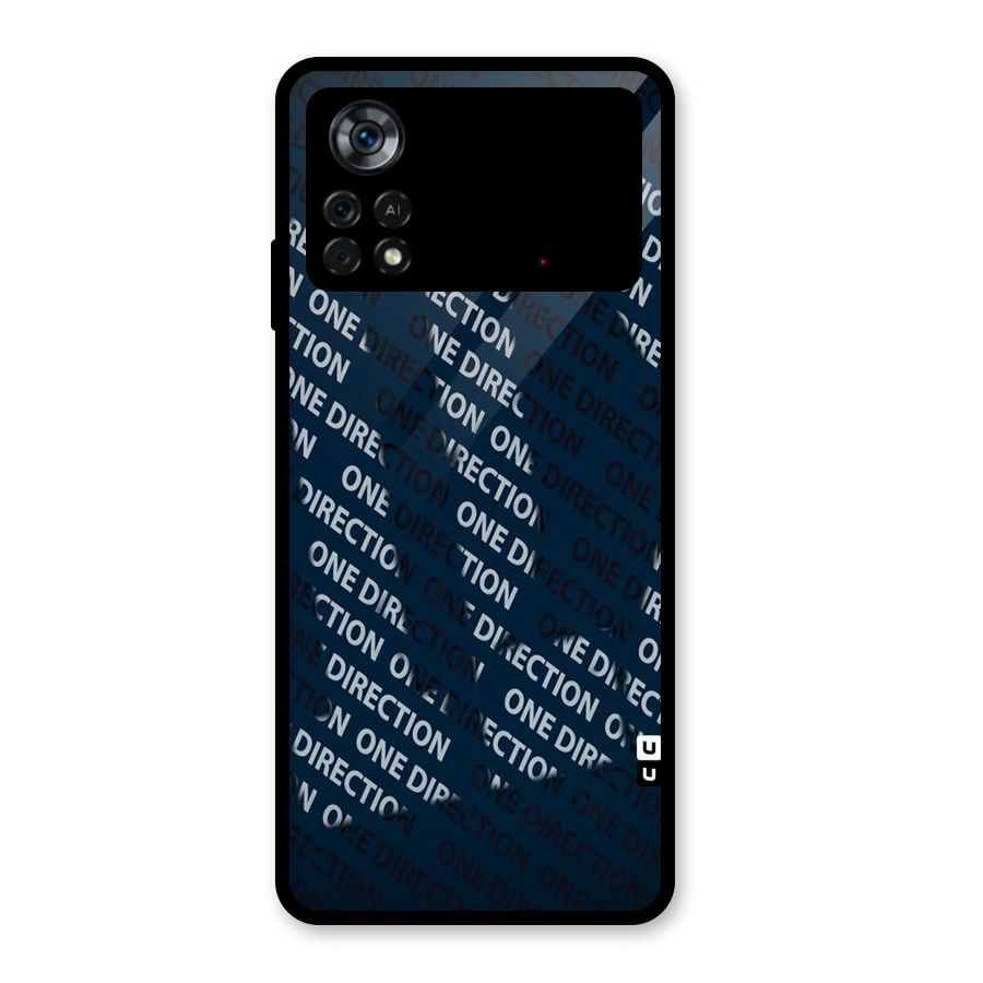 Blue Way Glass Back Case for Poco X4 Pro 5G