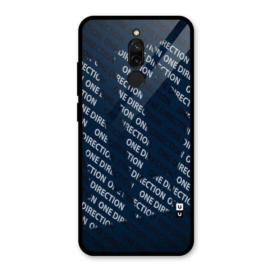 Blue Way Glass Back Case for Redmi 8