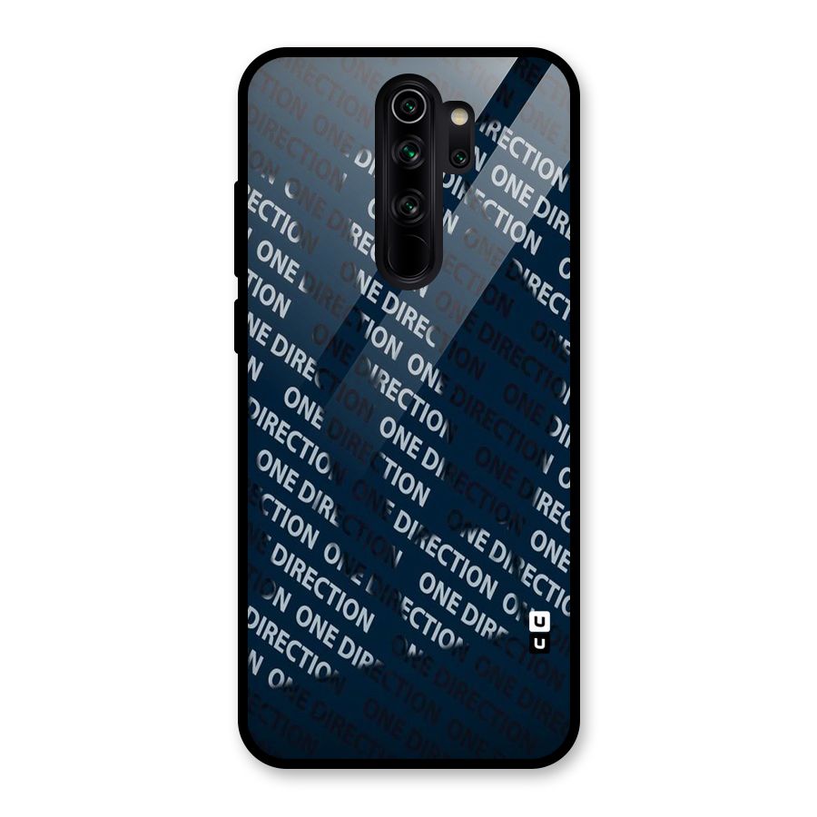 Blue Way Glass Back Case for Redmi Note 8 Pro