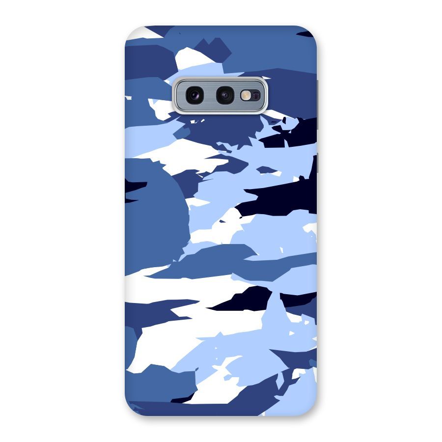 Blue White Canvas Back Case for Galaxy S10e