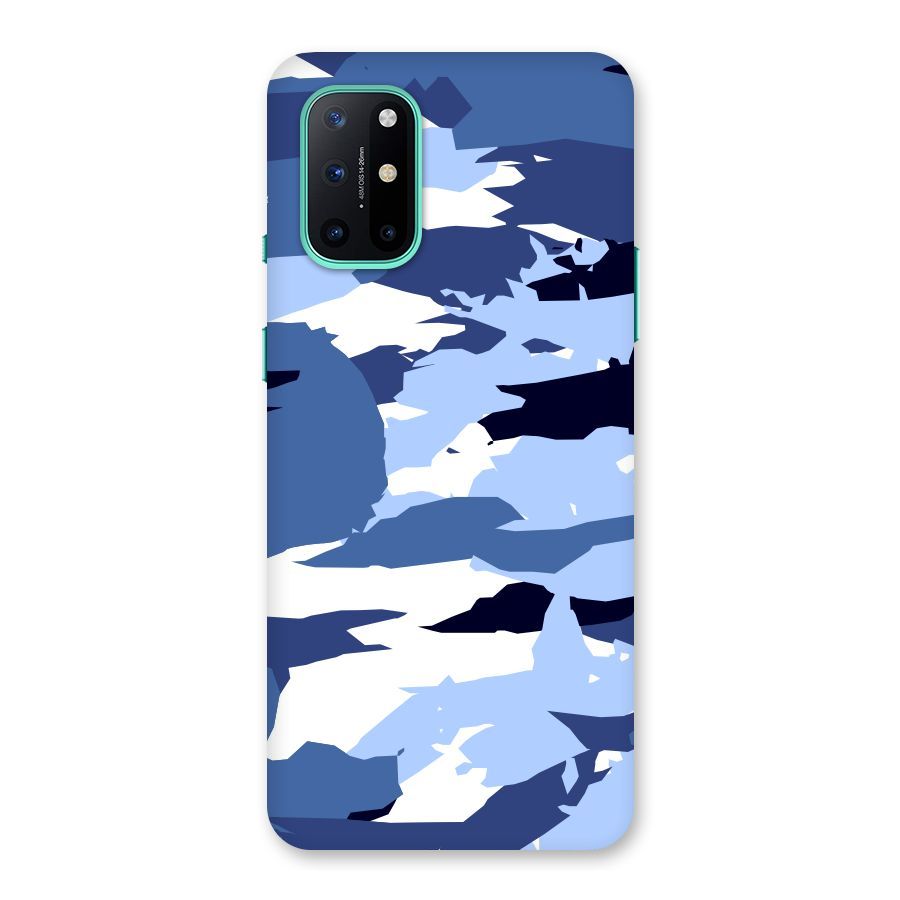 Blue White Canvas Back Case for OnePlus 8T