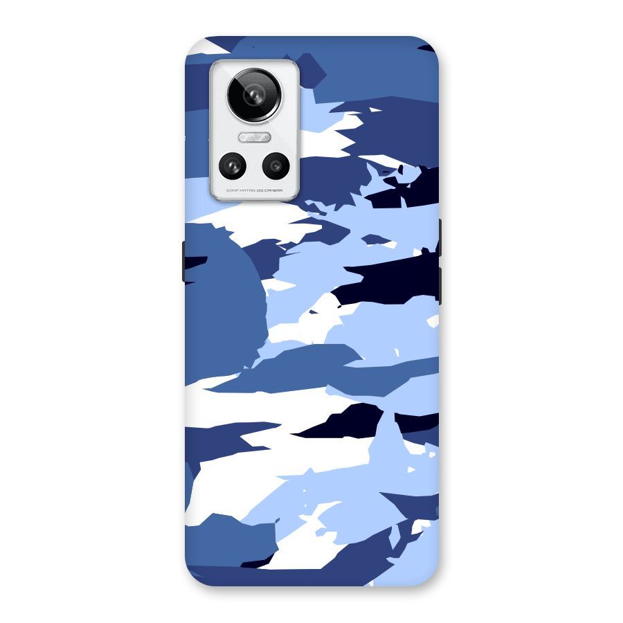 Blue White Canvas Back Case for Realme GT Neo 3