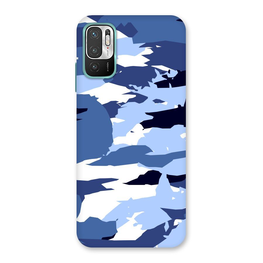 Blue White Canvas Back Case for Redmi Note 10T 5G