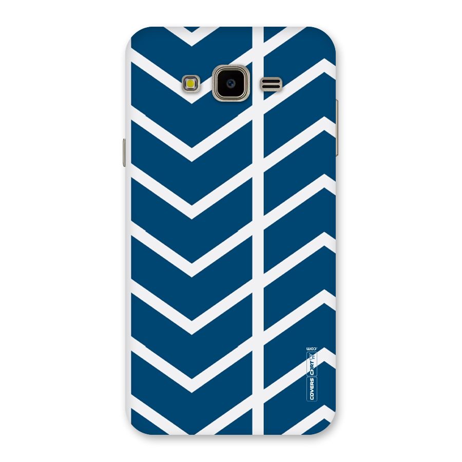 Blue White Pattern Back Case for Galaxy J7 Nxt
