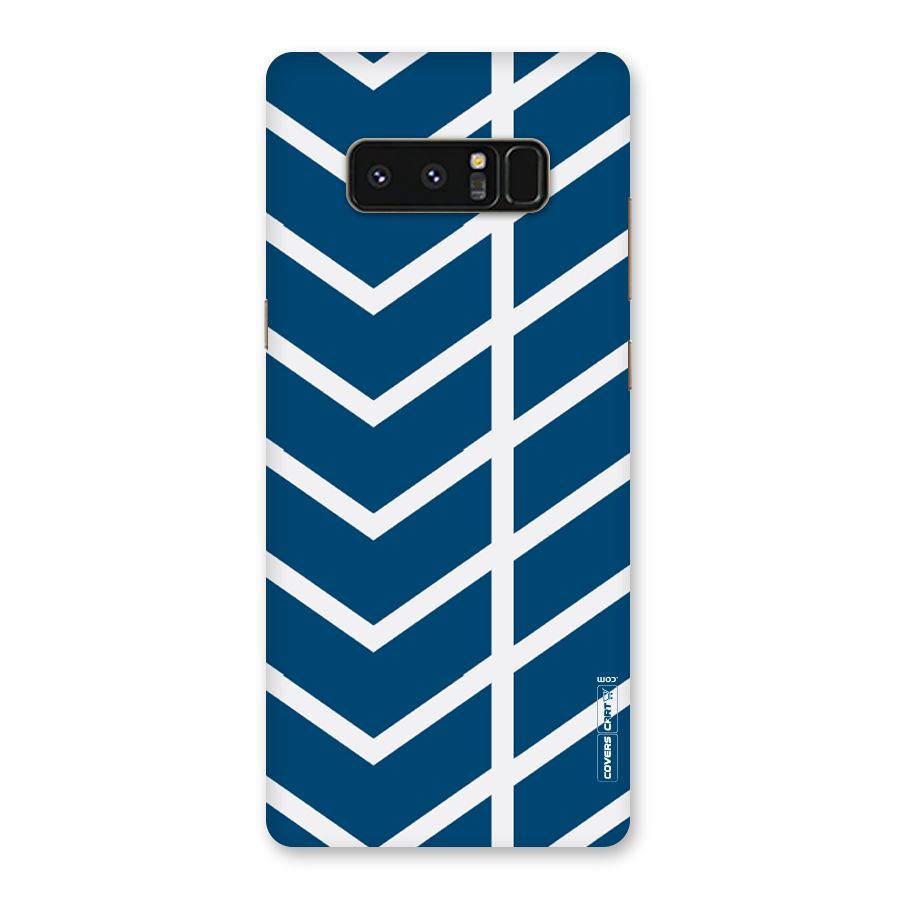 Blue White Pattern Back Case for Galaxy Note 8