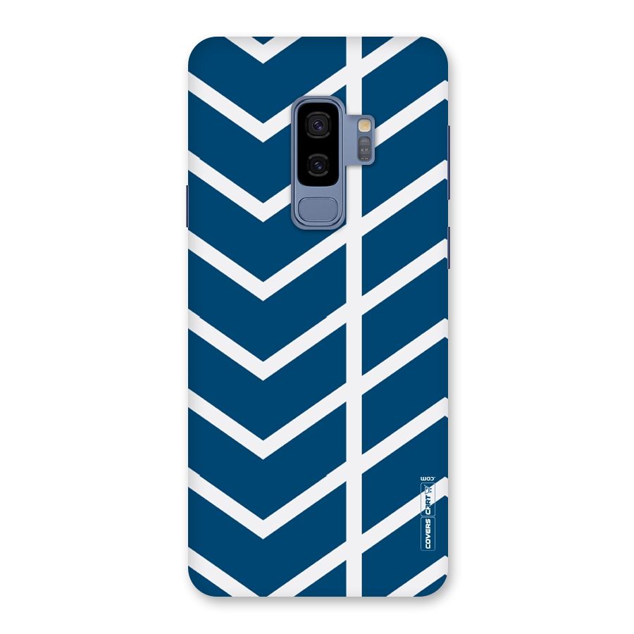 Blue White Pattern Back Case for Galaxy S9 Plus