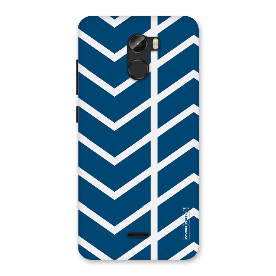 Blue White Pattern Back Case for Gionee X1