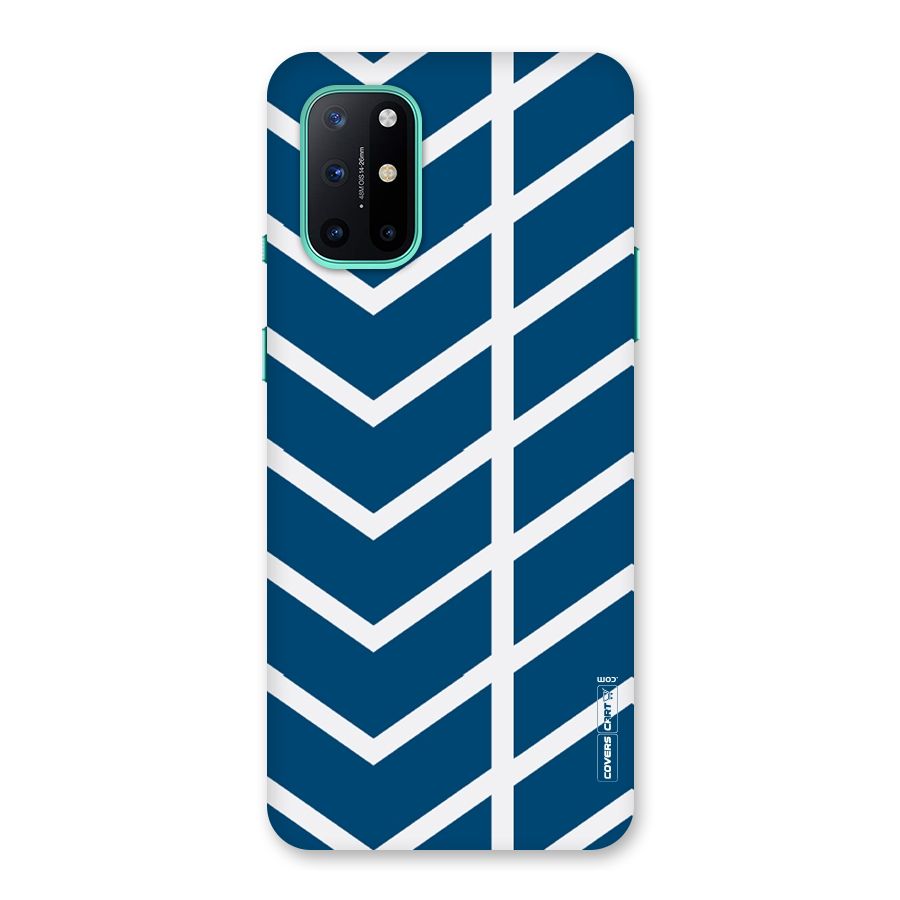 Blue White Pattern Back Case for OnePlus 8T