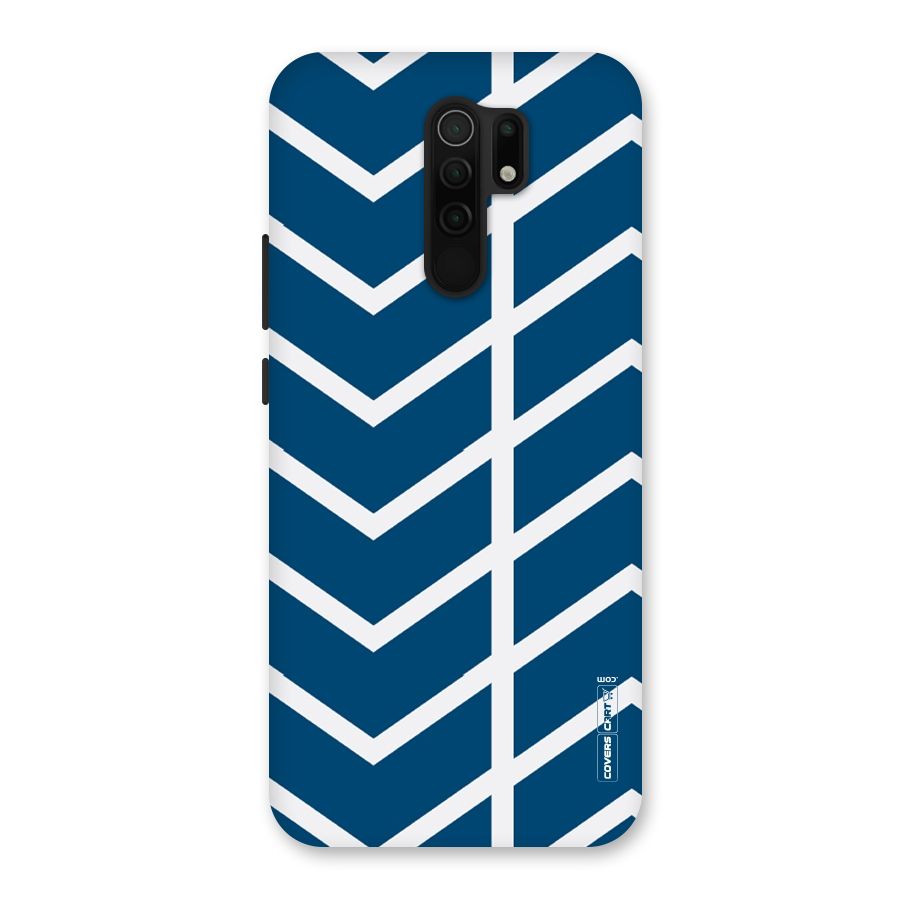Blue White Pattern Back Case for Poco M2
