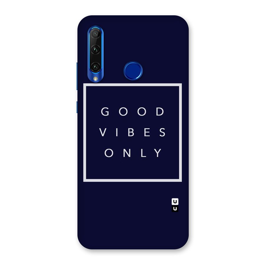 Blue White Vibes Back Case for Honor 20i