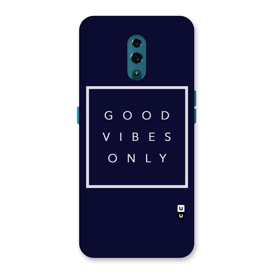 Blue White Vibes Back Case for Oppo Reno