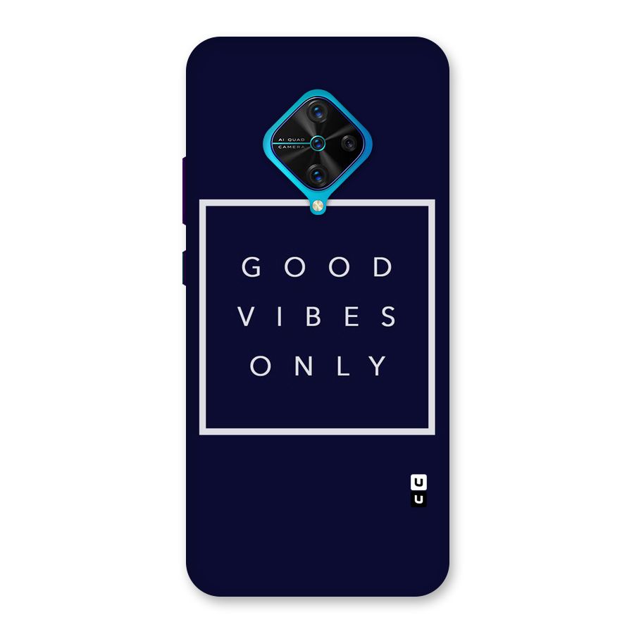 Blue White Vibes Back Case for Vivo S1 Pro