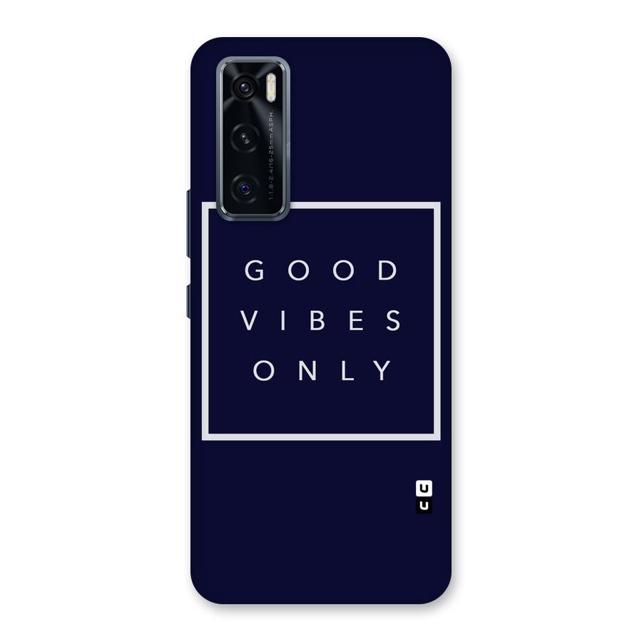 Blue White Vibes Back Case for Vivo V20 SE