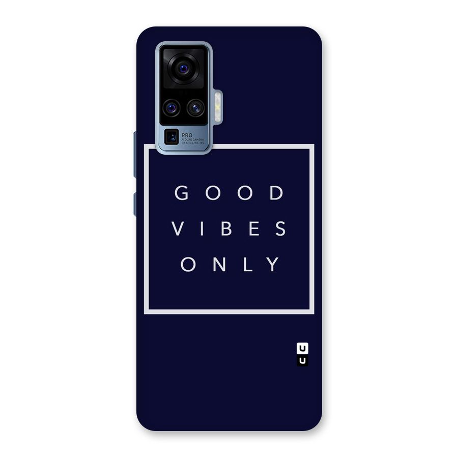 Blue White Vibes Back Case for Vivo X50 Pro