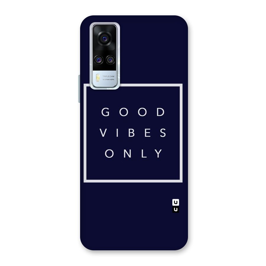 Blue White Vibes Back Case for Vivo Y31