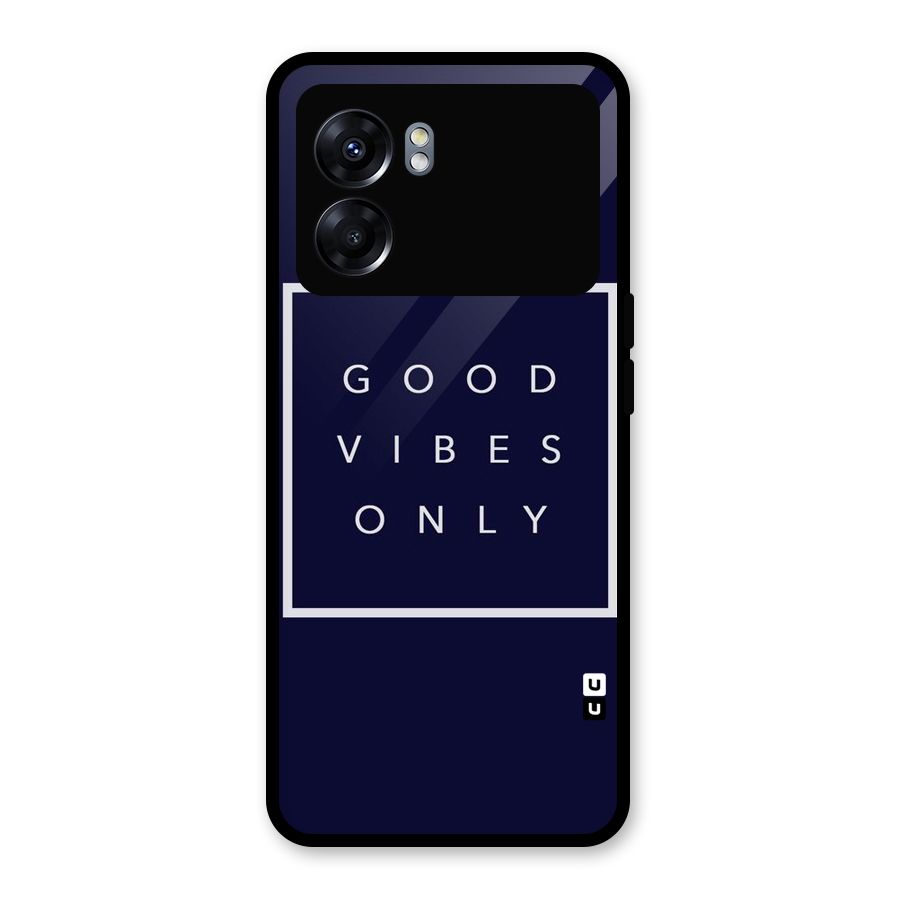 Blue White Vibes Glass Back Case for Oppo K10 5G