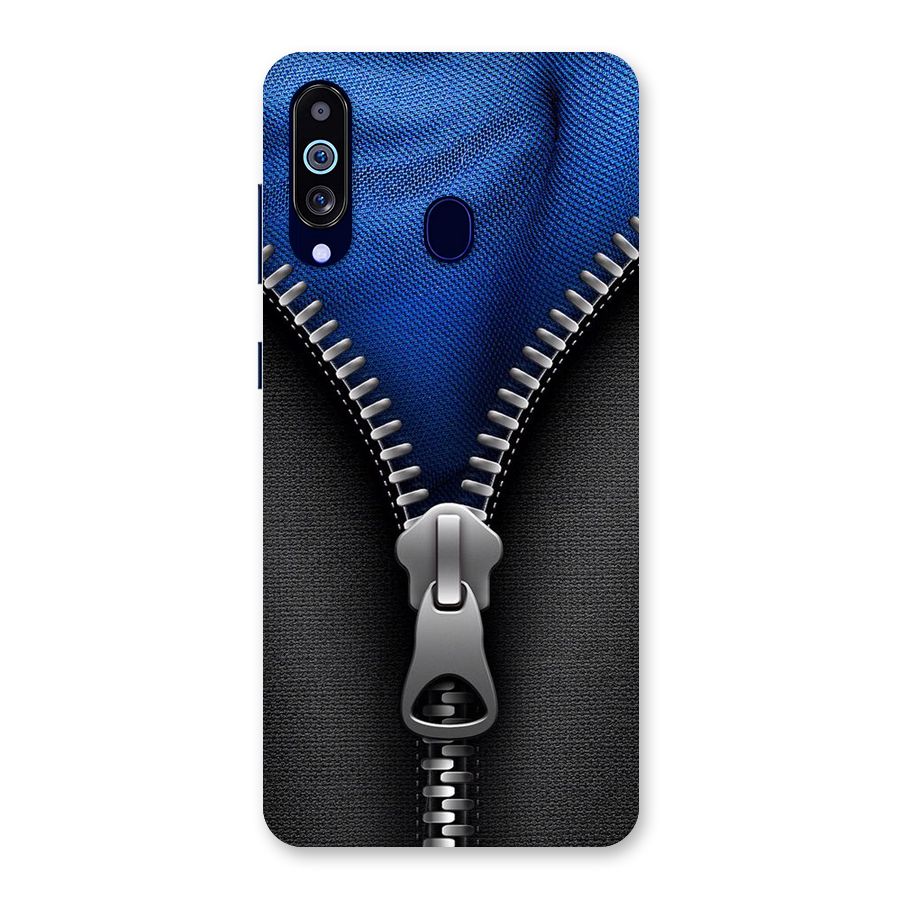 Blue Zipper Back Case for Galaxy M40