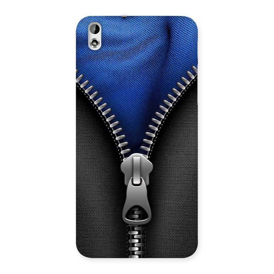Blue Zipper Back Case for HTC Desire 816g