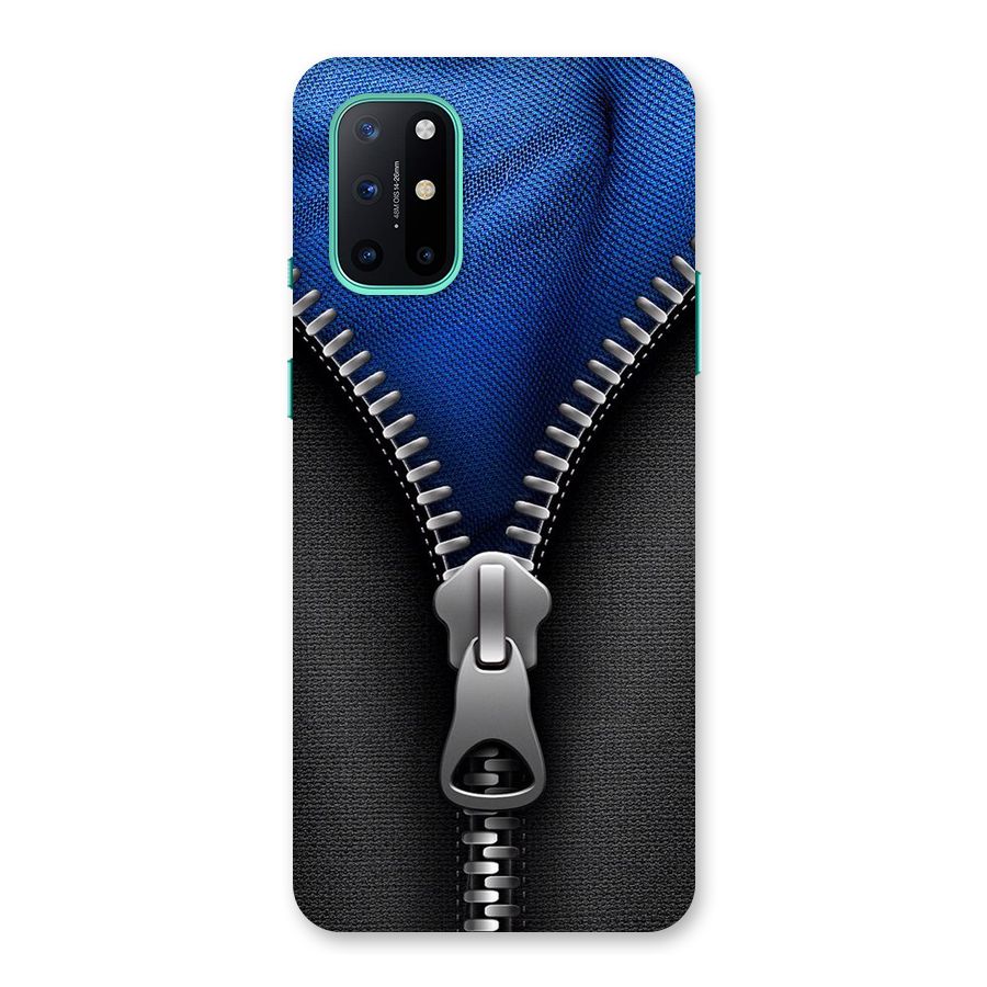 Blue Zipper Back Case for OnePlus 8T