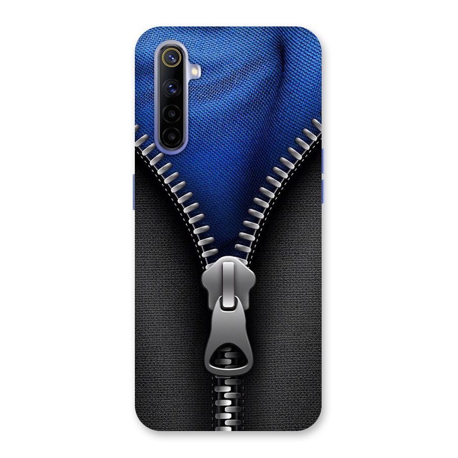 Blue Zipper Back Case for Realme 6i