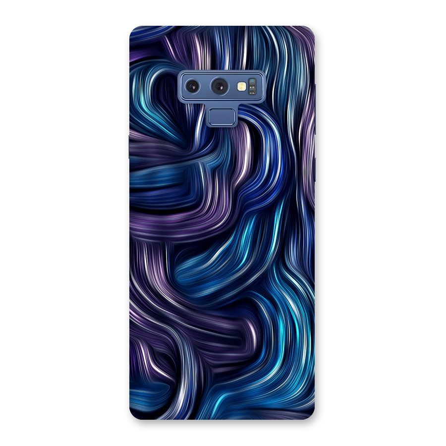 Blue and Purple Oil Paint Back Case for Galaxy Note 9