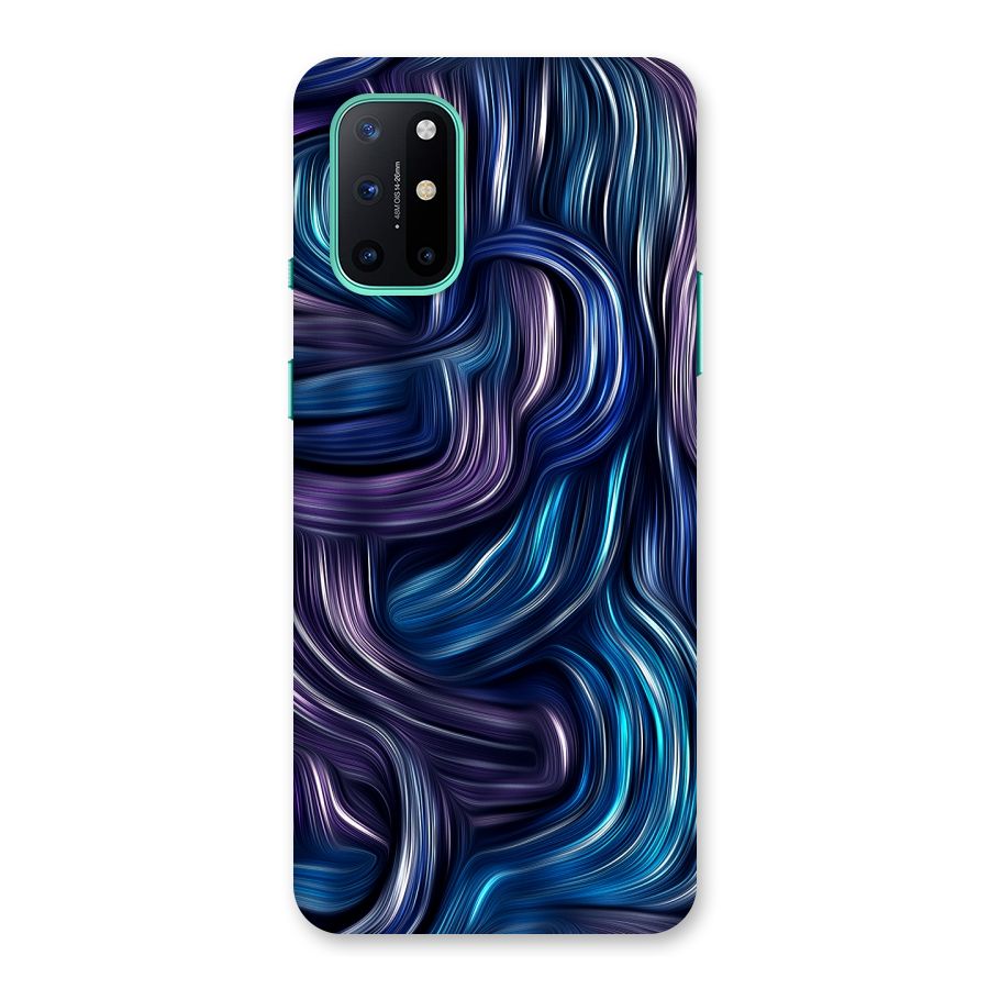 Blue and Purple Oil Paint Back Case for OnePlus 8T