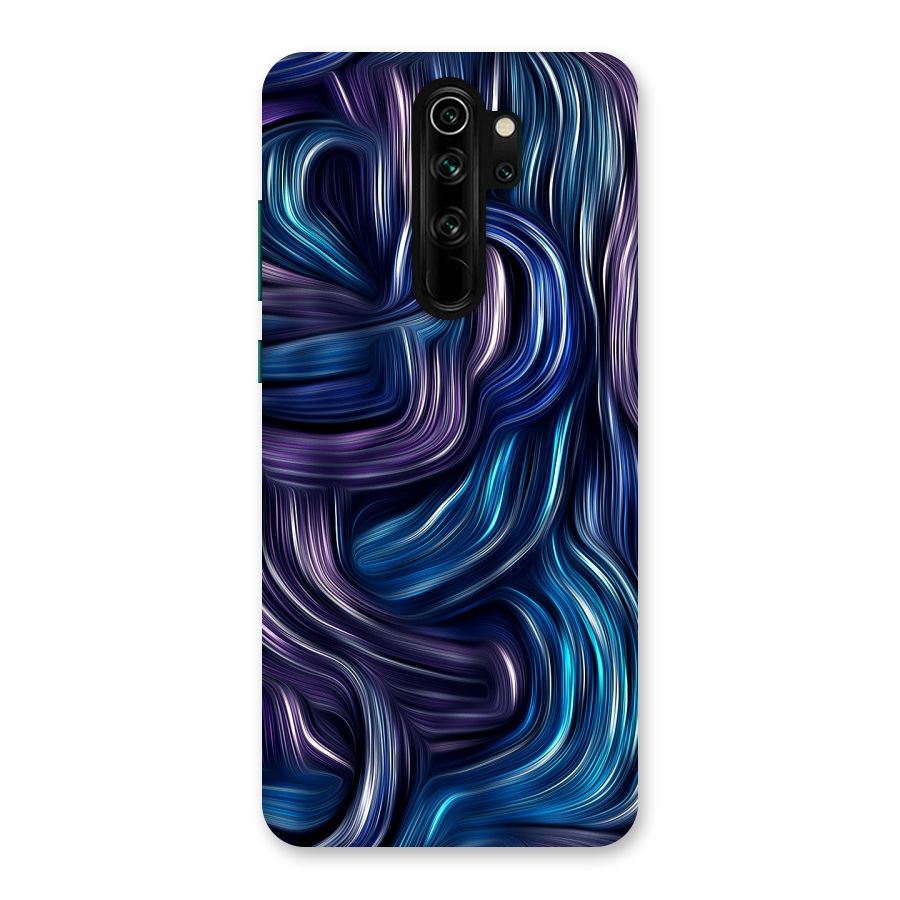 Blue and Purple Oil Paint Back Case for Redmi Note 8 Pro