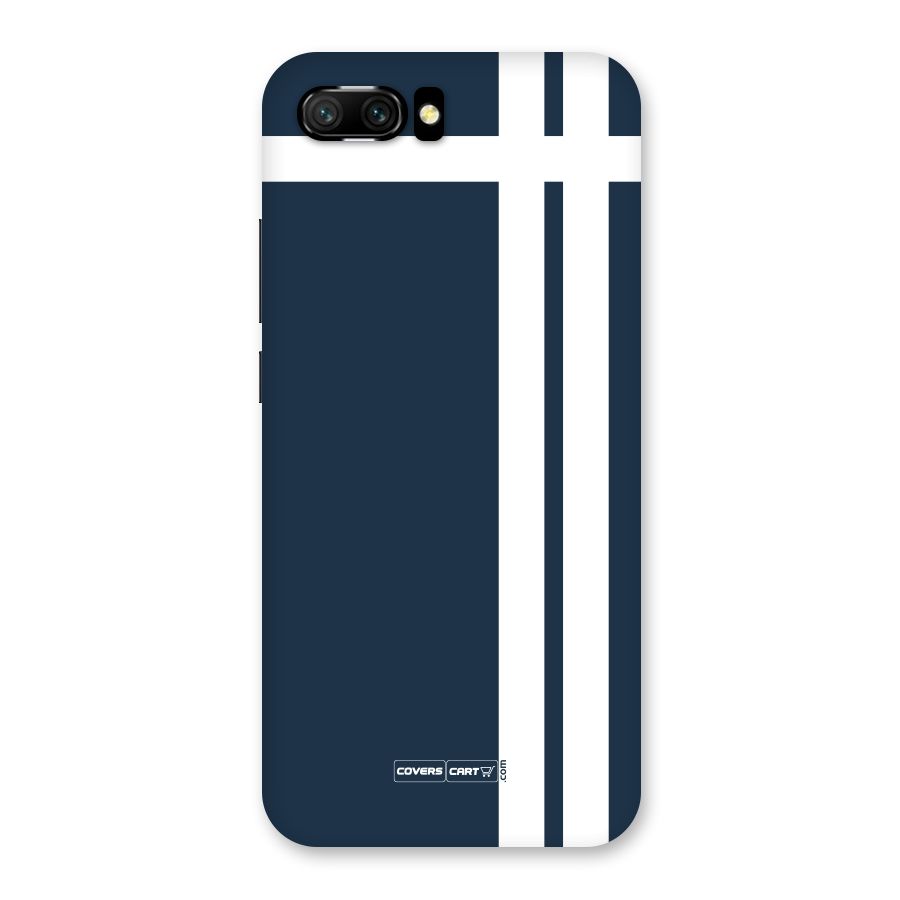 Blue and White Back Case for Honor 10