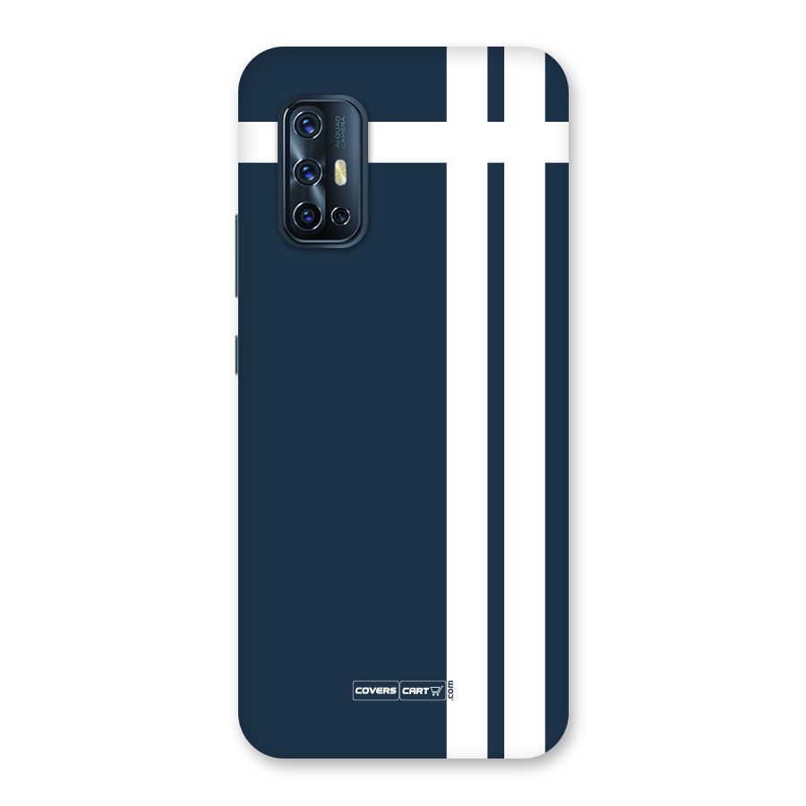 Blue and White Back Case for Vivo V17