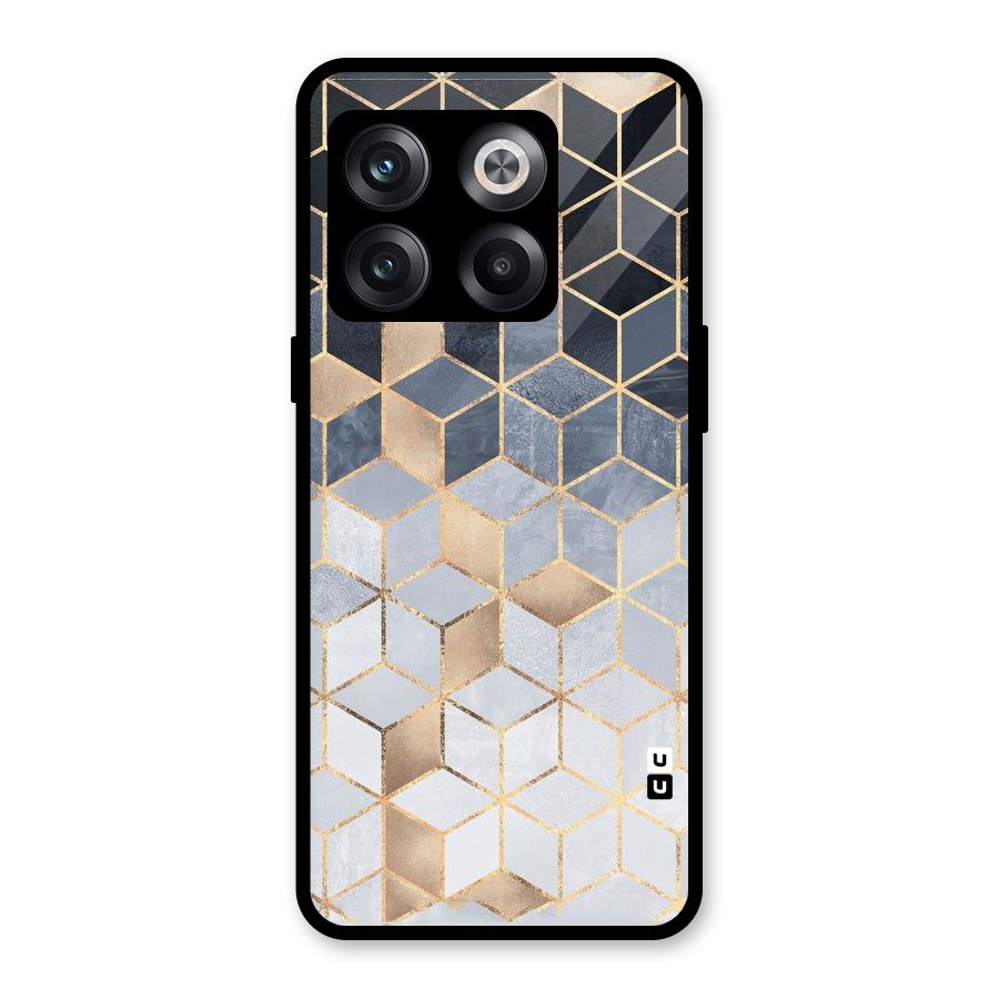 Blues And Golds Glass Back Case for OnePlus 10T