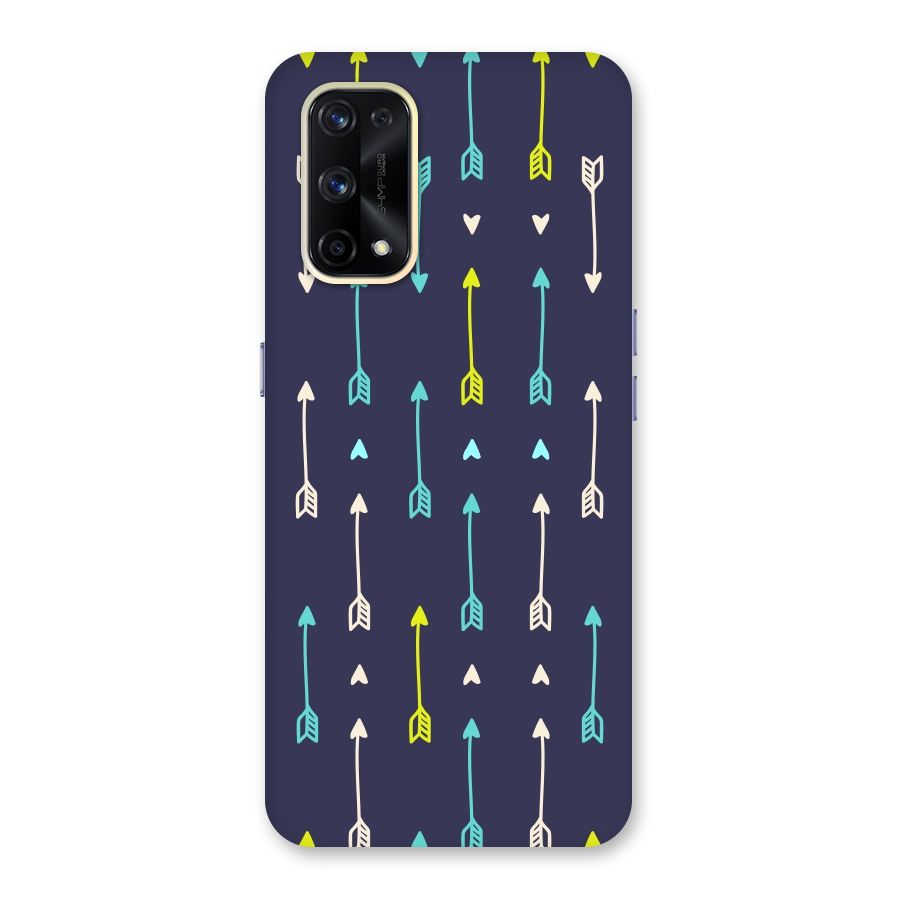 Boho Arrow Pattern Glass Back Case for Realme X7 Pro