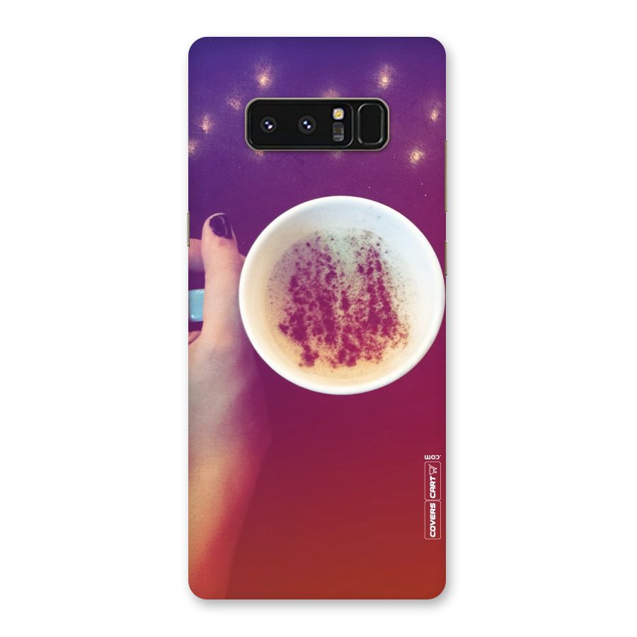 Bokeh Coffee Mug Back Case for Galaxy Note 8