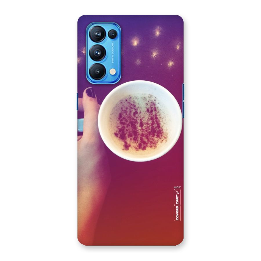 Bokeh Coffee Mug Back Case for Oppo Reno5 Pro 5G