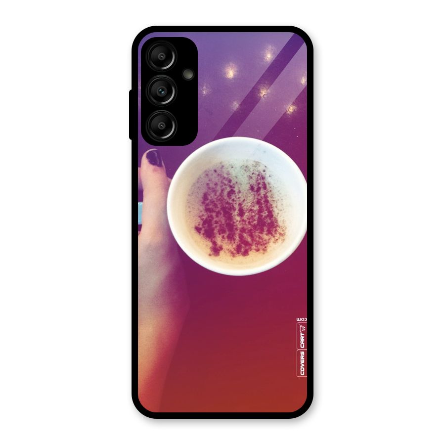 Bokeh Coffee Mug Glass Back Case for Galaxy A14 5G