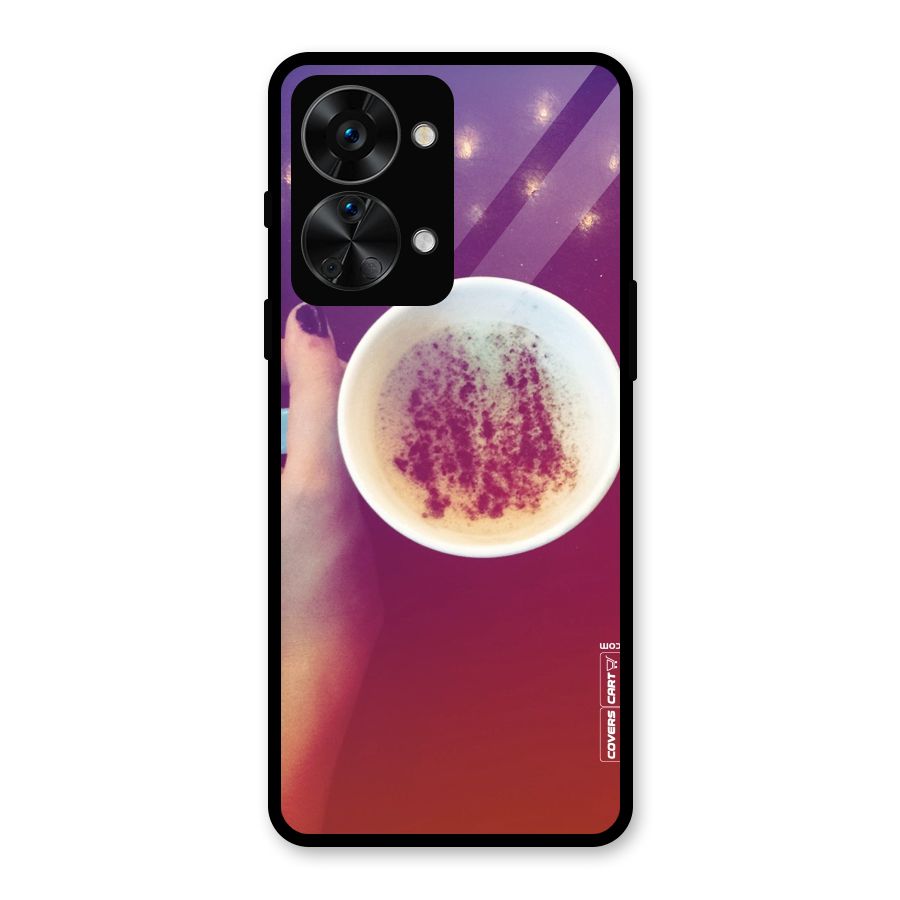 Bokeh Coffee Mug Glass Back Case for OnePlus Nord 2T