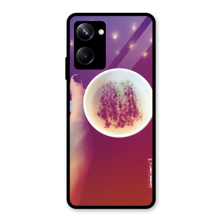 Bokeh Coffee Mug Glass Back Case for Realme 10 Pro
