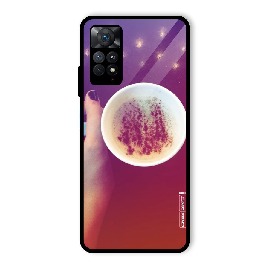 Bokeh Coffee Mug Glass Back Case for Redmi Note 11 Pro