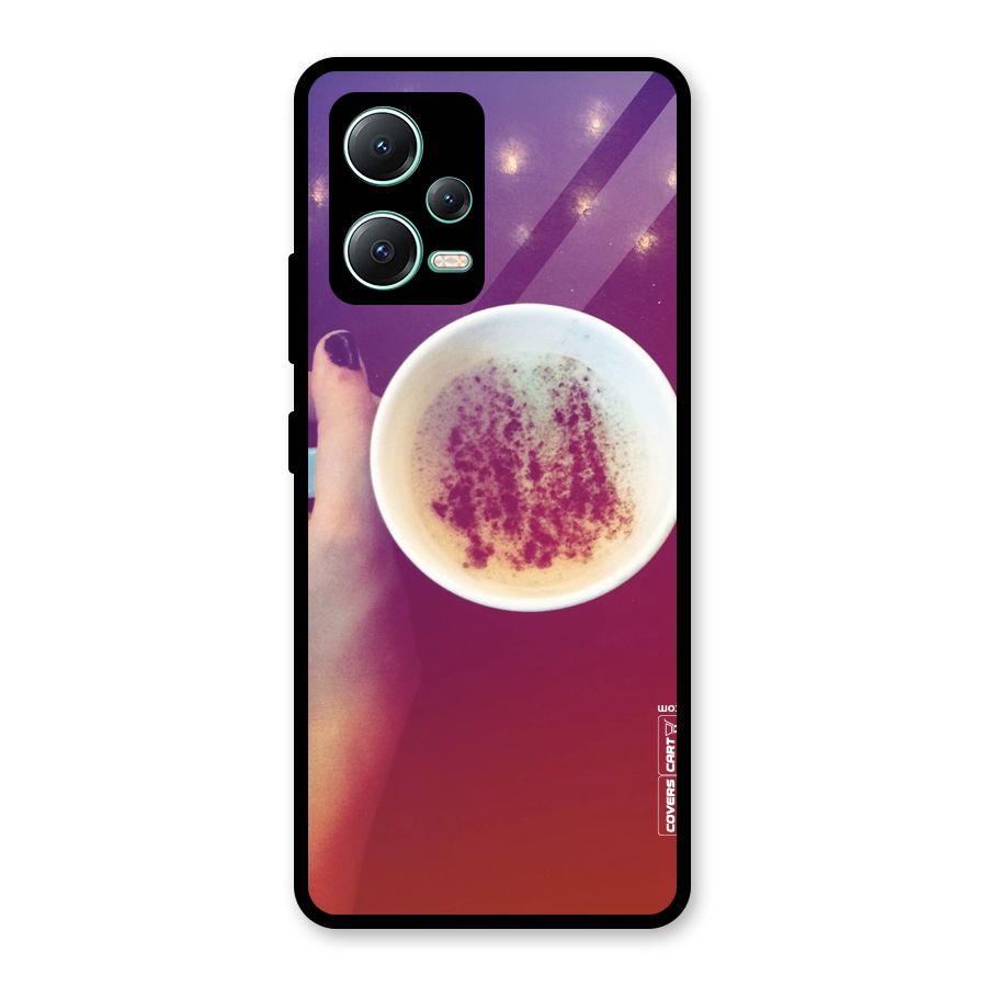 Bokeh Coffee Mug Glass Back Case for Redmi Note 12 5G